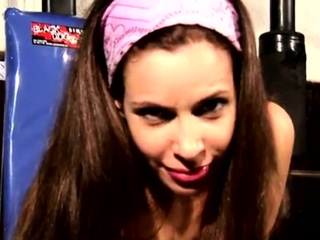 Brunette MILF teasing