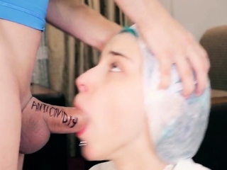 COVID Cure Blowjob – Amateur Teen Parody