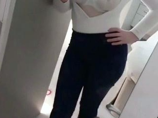 Amateur blondie solo anal masturbation