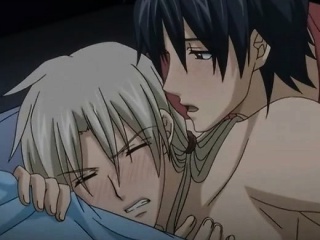 Handsome anime gay sex...