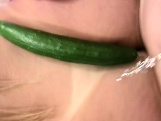 Big ass tgirls get their butt holes fucked with cucumber