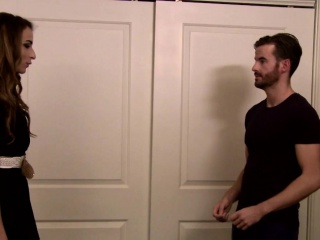 Trans babe assfucks doggystyle before jerking