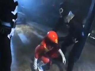 Japanese Super Hero Caught And Tortured By Her Enem...
