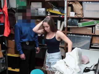 Teen Thief Hayden Hennessy Gets Pussy Drilled By Lp Officer...