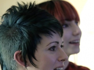Alt les tgirl straponfucked by redhead babe