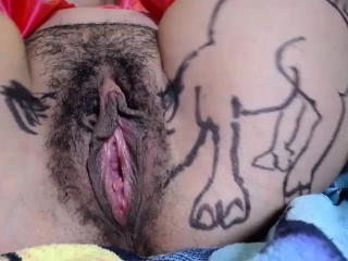 Solo Amateur Hairy Pussy Hoe...