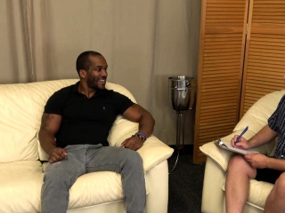 Shemale ass fucked by interracial male