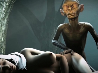 Gollum Finds In The Forest And Bangs Her...