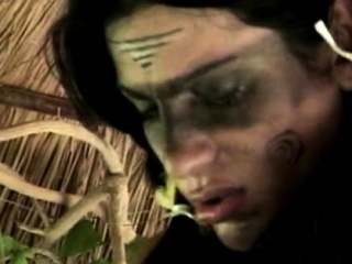 Brazil shemale threesome and cumshot