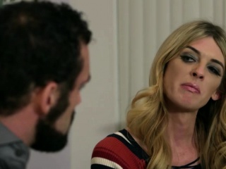 TS Mandy bangs her masseuses butthole