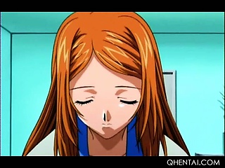 Hentai Redhead Gets Mouth And Cunt Smashed...