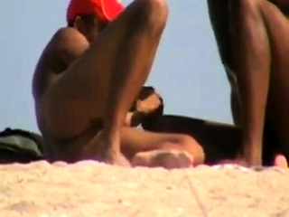 Gay Nude Beach Mutual Handjobs...