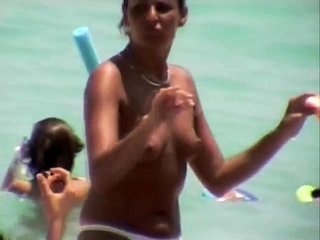 Hot Topless Milfs Voyeur Beach Amateur Video...