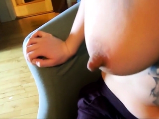 Pervypixies nipple gets some elastic torture