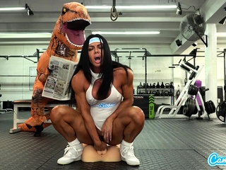 Camsoda Stepmom Trex In Real Gym Sex...