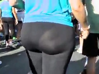 Massive Ass Through Leggings...