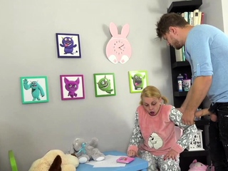 Blonde In Baby Clothes Gets Rammed...