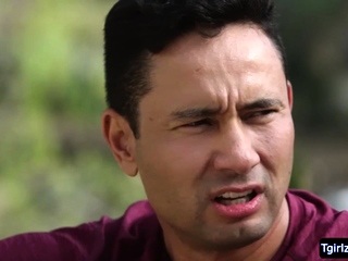 Ts Natalie Mars sucks Natalie Mars hot streams of anal sex