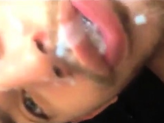 Arab Boy take the full load of daddys cum..
