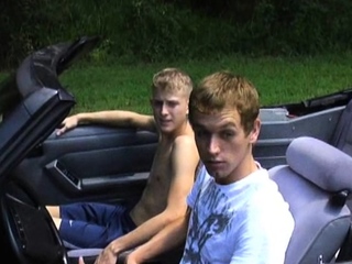 Young gay hitchhiker gets some cock
