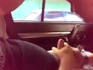 Russian Whore Sucked 2 A Car Cum To...
