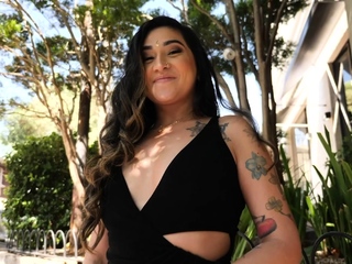 Latina newbie picked up and ass fucked