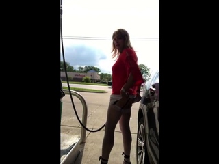 Cd Gurl At The Gas Station...