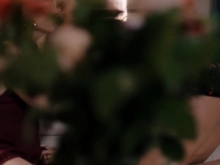 Smalltits shemale licks and fucks her busty bestfriend