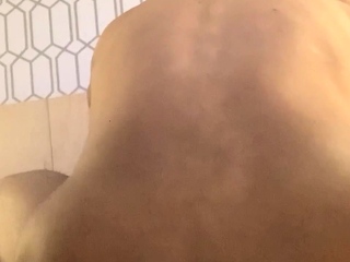 Busty ebony gets big black cock in mouth and hardcore fucked