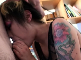 Horny Tattooed Gets Pounded...