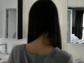 Slim transwoman fucks other sruds cock