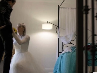 Shemale bride gets analed by groom before getting married