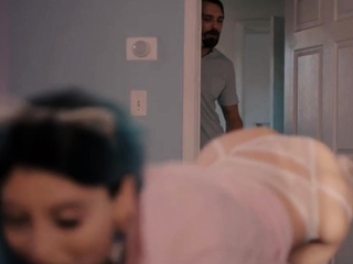 Curvy trans woman toyed her ass and fucked by her bestfriend