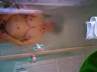 Moms great full body spied in the shower