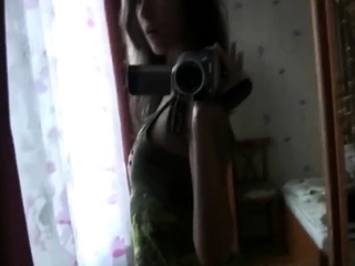 Teenagers sluggish striptease