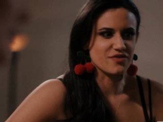 Cute shemale licks and fucks her busty bestfriends wet pussy