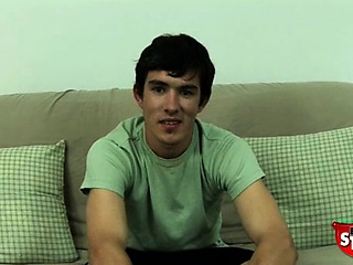 Straight boy david does a casting couch video for broke