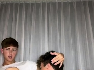 Two Cute Gay Teens Suck Dicks And Fuck At Home...