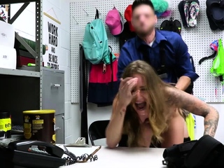 Officer So Perverted That He Fucks This Shoplifter...
