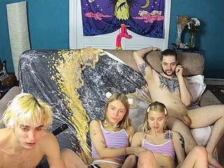 Teen In Group Sex...