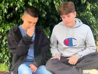 Outdoor Amateur Cock Eating Gays Do The Nasty...