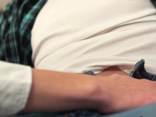 Dishonest teen in school uniform fucked behind BFs again