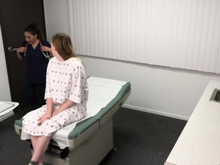 Fuck me, Doctor! Please fuck me! Horny patient wants cock!