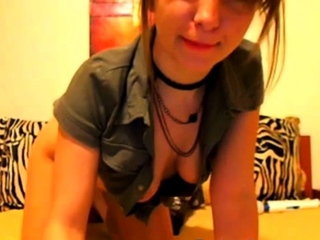 Cute Little Brunette With No Bares All On Cam...