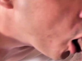 Teen ladyboy with shaved cock fucked in reverse cowgirl