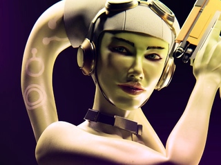 Mind blowing 3d animation with hot scifi babes