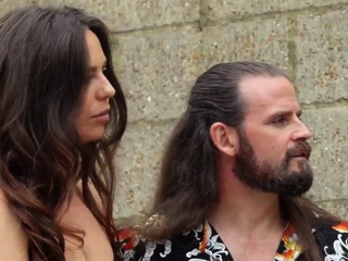 CFNM group of femdom British babes suck