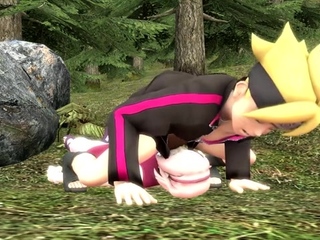 Boruto and Sakura Fight [mcjuniorgohan]