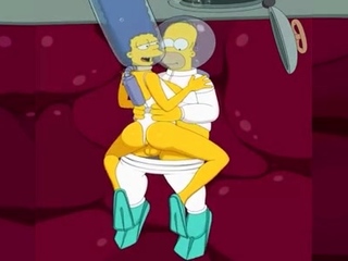 The Simpsons – Marge and Homer fuck under the sea
