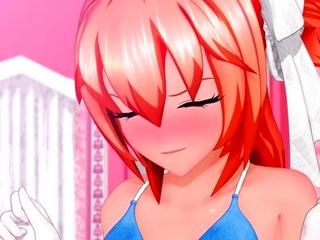 Futanari girl Hikari -summer Masturbation- [MiMiA Cute]